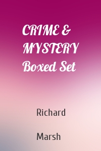 CRIME & MYSTERY Boxed Set