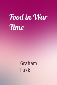 Food in War Time