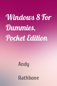 Windows 8 For Dummies, Pocket Edition