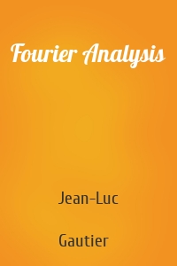 Fourier Analysis