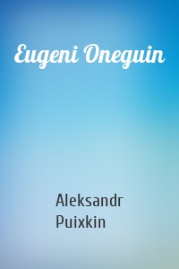 Eugeni Oneguin