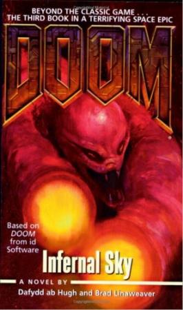 Обложка книги «DOOM: Небо в огне» — Брэд Линавивер, Дэфид аб Хью