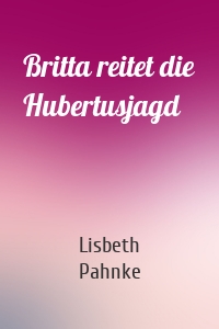 Britta reitet die Hubertusjagd