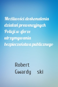 Możliwości doskonalenia działań prewencyjnych Policji w sferze utrzymywania bezpieczeństwa publicznego