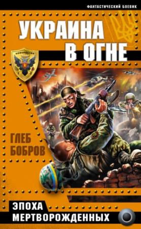 Обложка книги «Украина в огне» — Глеб Бобров