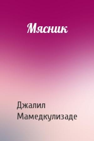 Обложка книги «Мясник» — Джалил Мамедкулизаде