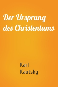 Der Ursprung des Christentums