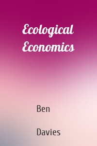 Ecological Economics