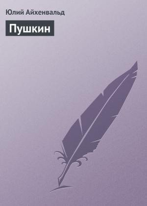 Обложка книги «Пушкин» — Юлий Айхенвальд
