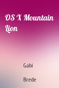 OS X Mountain Lion