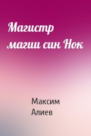 Обложка книги «Магистр магии син Нок» — Максим Алиев
