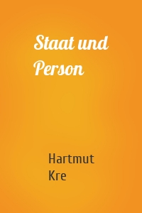 Staat und Person