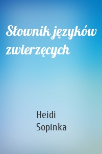 Słownik języków zwierzęcych