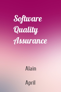 Software Quality Assurance