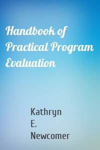 Handbook of Practical Program Evaluation