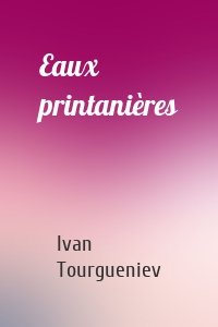 Eaux printanières