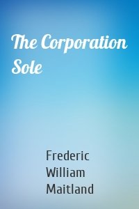 The Corporation Sole