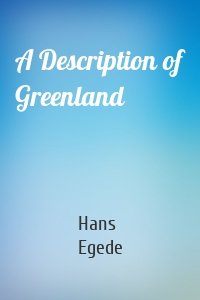 A Description of Greenland