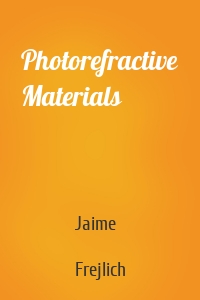 Photorefractive Materials