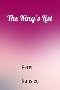 The King’s List