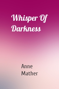 Whisper Of Darkness