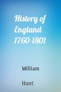 History of England 1760-1801