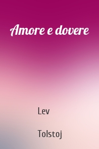 Amore e dovere