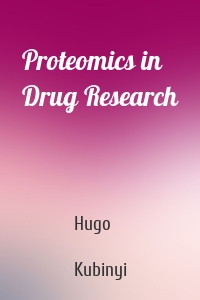 Proteomics in Drug Research