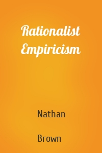 Rationalist Empiricism