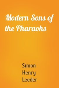 Modern Sons of the Pharaohs