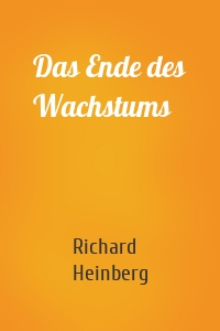 Das Ende des Wachstums