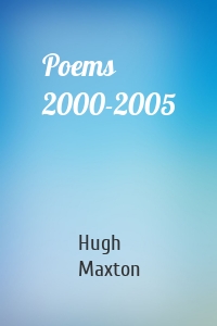Poems 2000-2005