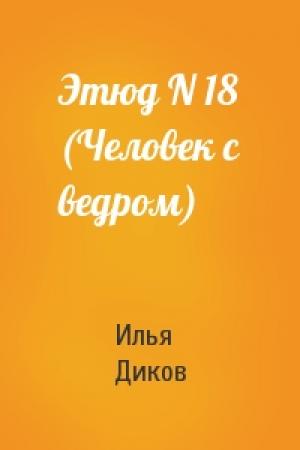 Обложка книги «Этюд N 18 (Человек с ведром)» — Илья Диков