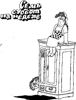 Обложка книги «Семь суббот на неделе» — Пауль Маар