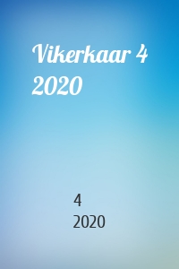Vikerkaar 4 2020