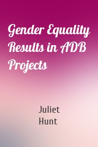 Gender Equality Results in ADB Projects