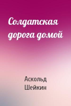 Обложка книги «Солдатская дорога домой» — Аскольд Шейкин