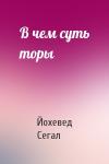 Йохевед Сегал - В чем суть торы