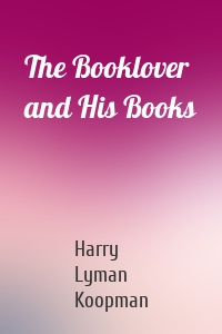 The Booklover and His Books