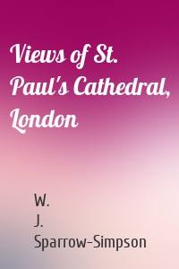 Views of St. Paul's Cathedral, London
