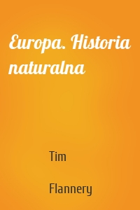 Europa. Historia naturalna