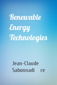 Renewable Energy Technologies