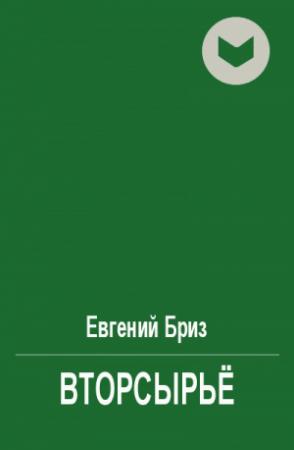 Обложка книги «Вторсырьё» — Евгений Бриз