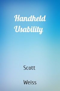 Handheld Usability