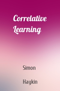 Correlative Learning