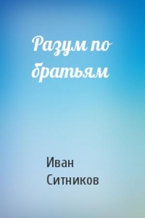 Обложка книги «Разум по братьям» — Иван Ситников
