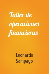 Taller de operaciones financieras