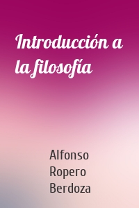 Introducción a la filosofía
