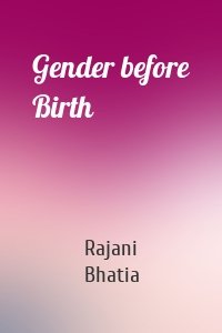 Gender before Birth