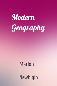 Modern Geography
